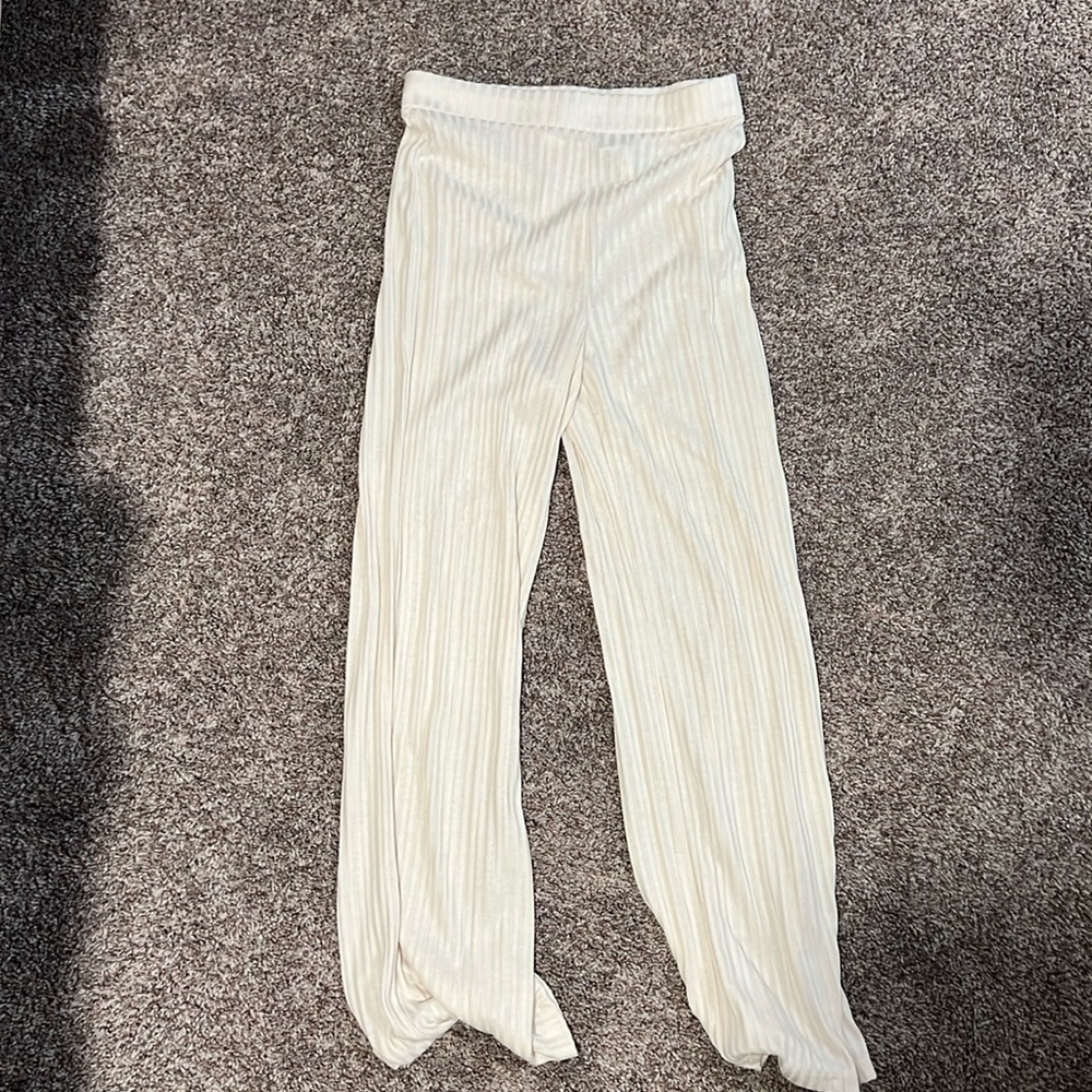 H&M size small white cotton pant